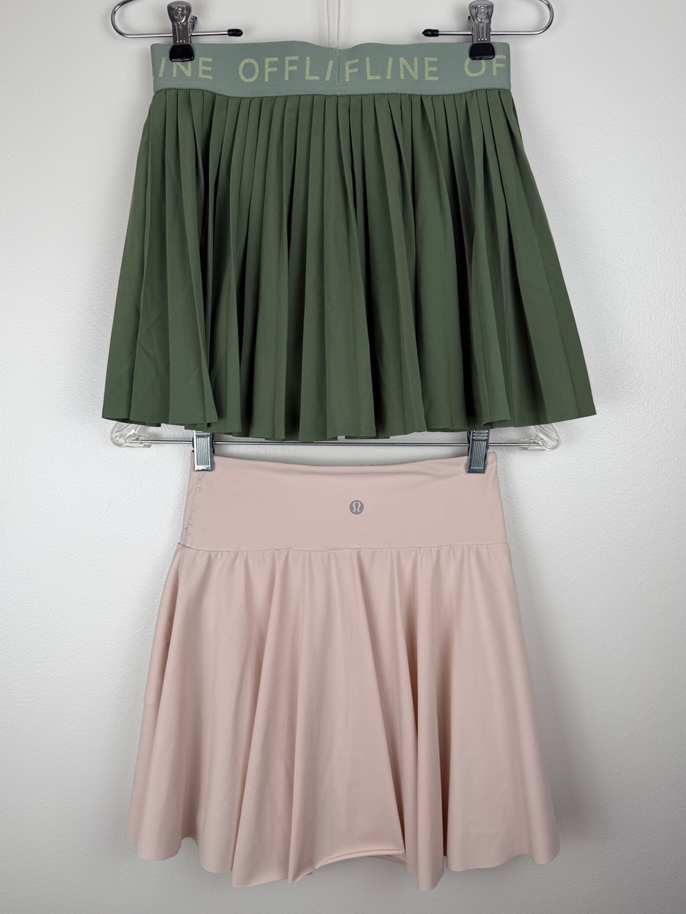 lululemon Golf Pleated Skort & Blush Flared Skirt BUNDLE Tennis Pickleball